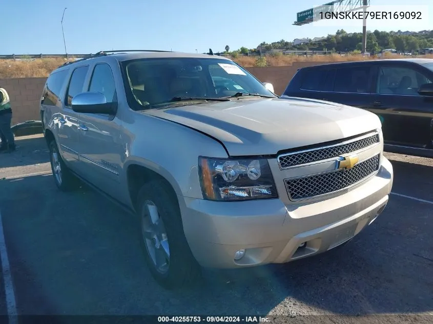 1GNSKKE79ER169092 2014 Chevrolet Suburban 1500 Ltz