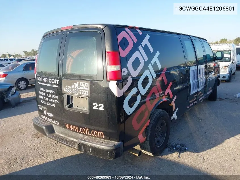 1GCWGGCA4E1206801 2014 Chevrolet Express 2500 Work Van