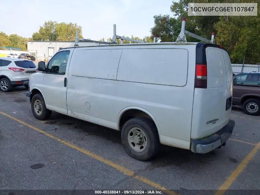 2014 Chevrolet Express G2500 VIN: 1GCWGFCG6E1107847 Lot: 40338041