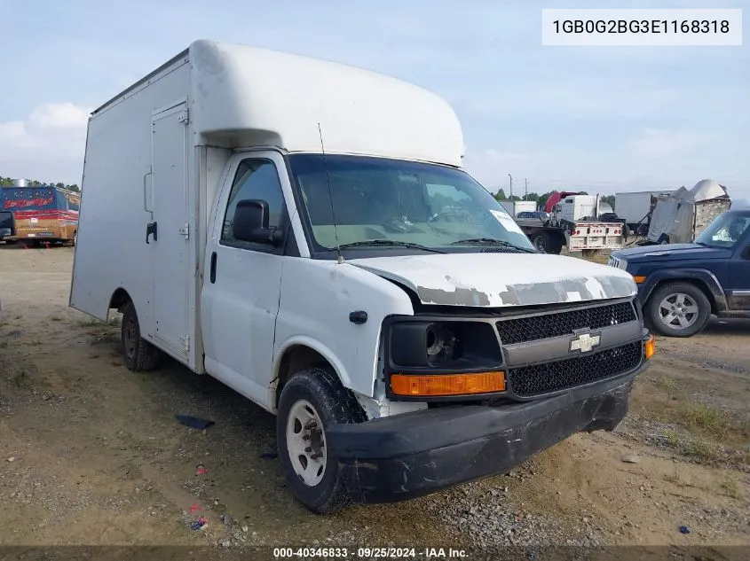 2014 Chevrolet Express Cutaway 3500 VIN: 1GB0G2BG3E1168318 Lot: 40346833