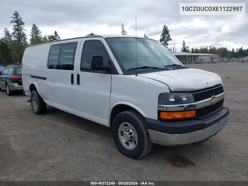 2014 Chevrolet Express 3500 Work Van VIN: 1GCZGUCGXE1122997 Lot: 40372249