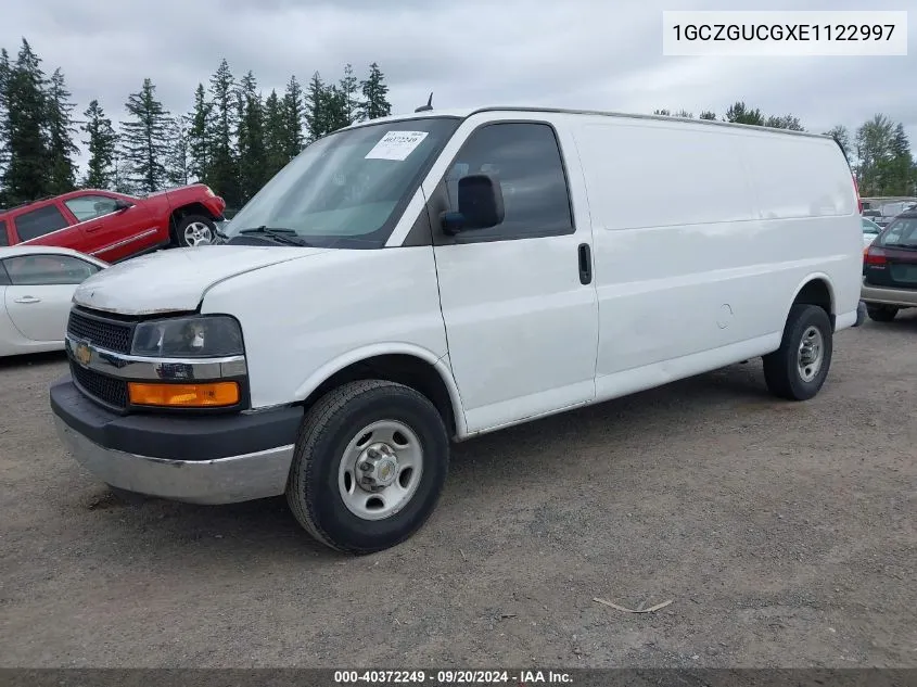 1GCZGUCGXE1122997 2014 Chevrolet Express 3500 Work Van