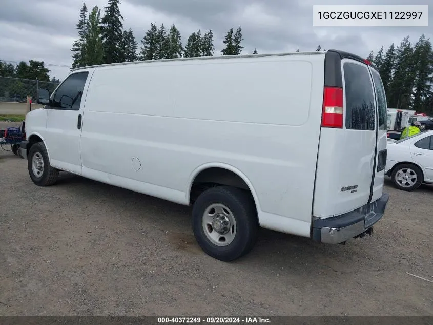 1GCZGUCGXE1122997 2014 Chevrolet Express 3500 Work Van