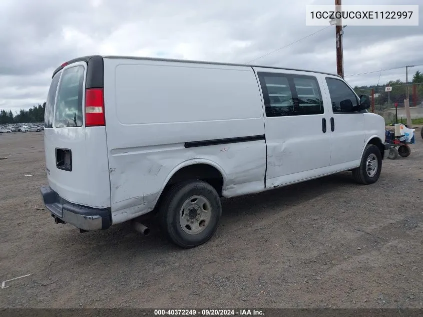 2014 Chevrolet Express 3500 Work Van VIN: 1GCZGUCGXE1122997 Lot: 40372249