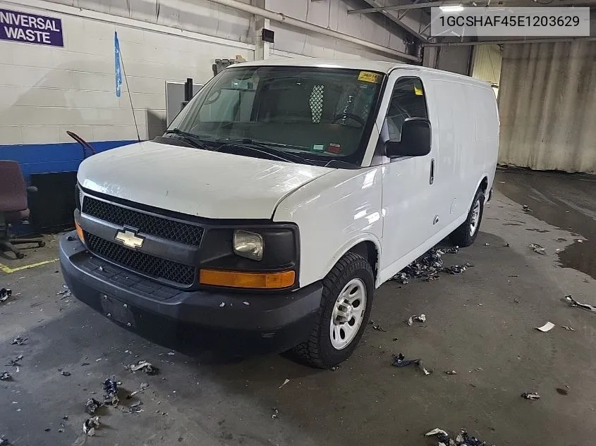 2014 Chevrolet Express 1500 Work Van VIN: 1GCSHAF45E1203629 Lot: 40386221