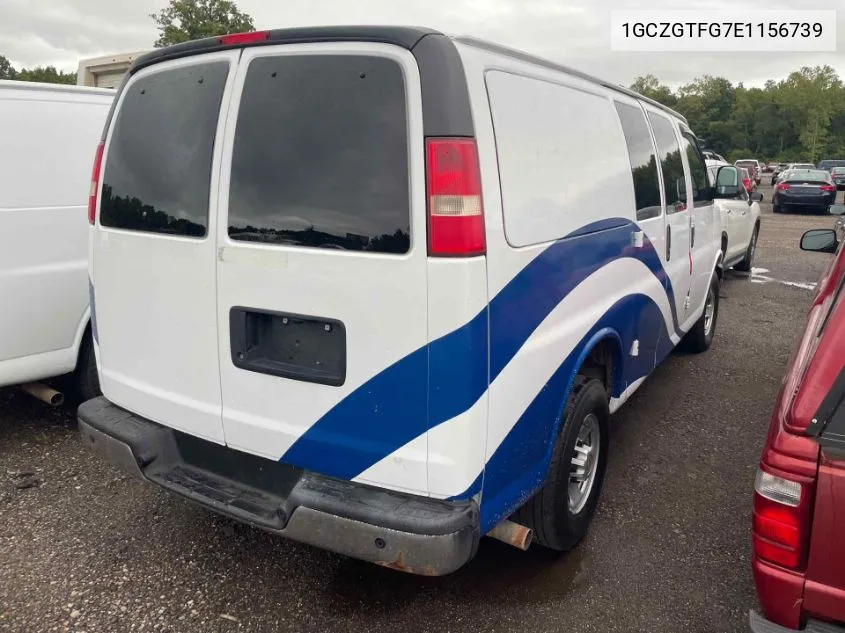 1GCZGTFG7E1156739 2014 Chevrolet Express 3500 Work Van