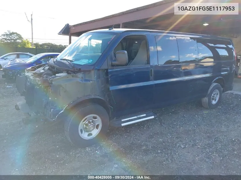 1GAZG1FG5E1117953 2014 Chevrolet Express 3500 Lt