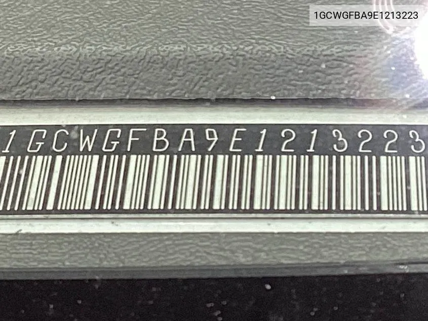 1GCWGFBA9E1213223 2014 Chevrolet Express G2500