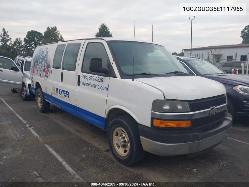 2014 Chevrolet Express 3500 Work Van VIN: 1GCZGUCG5E1117965 Lot: 40462289