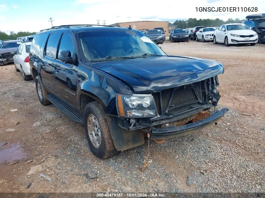 1GNSCJE01ER110628 2014 Chevrolet Suburban 1500 Lt