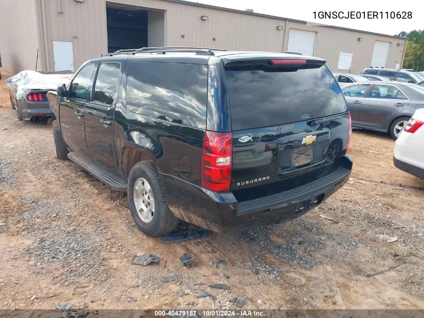 1GNSCJE01ER110628 2014 Chevrolet Suburban 1500 Lt