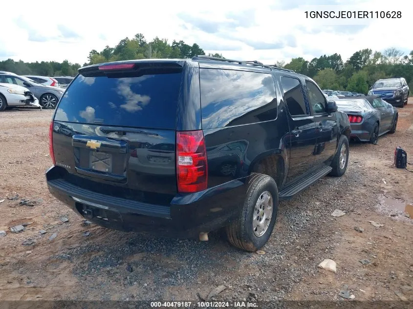 1GNSCJE01ER110628 2014 Chevrolet Suburban 1500 Lt