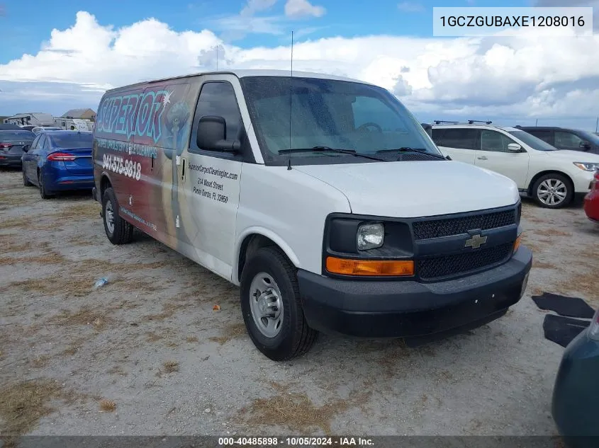 2014 Chevrolet Express G3500 VIN: 1GCZGUBAXE1208016 Lot: 40485898