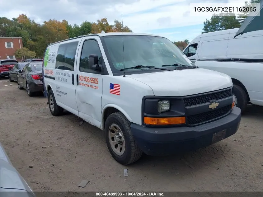 2014 Chevrolet Express 1500 Work Van VIN: 1GCSGAFX2E1162065 Lot: 40489993