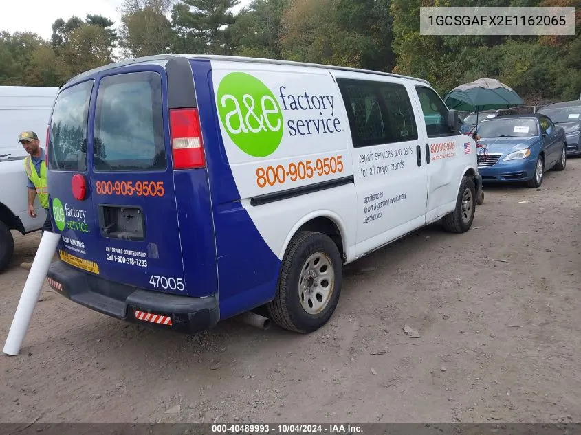 1GCSGAFX2E1162065 2014 Chevrolet Express 1500 Work Van