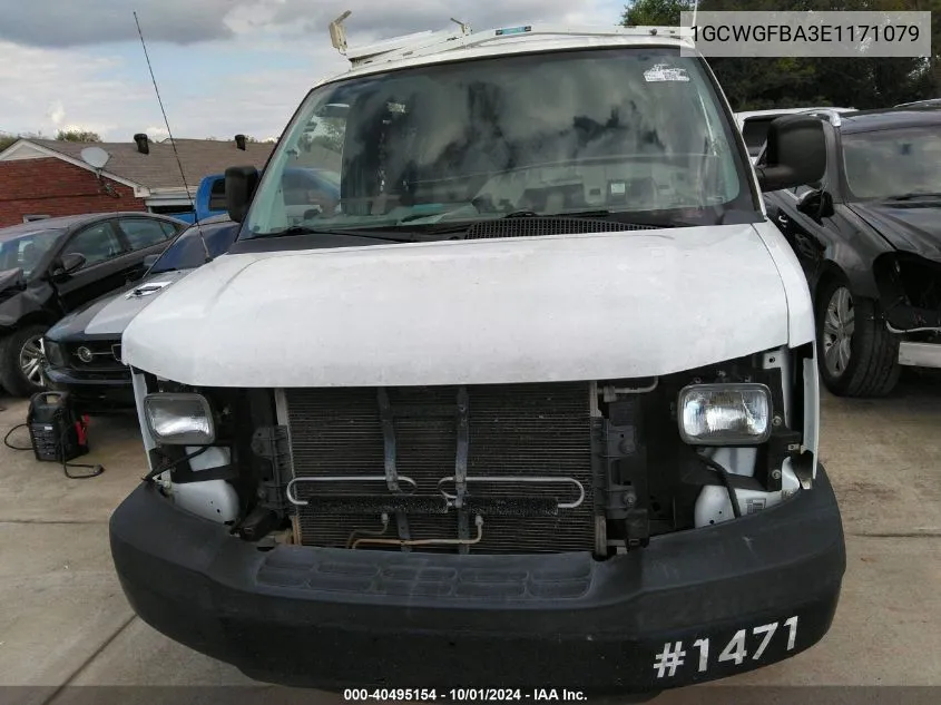 1GCWGFBA3E1171079 2014 Chevrolet Express 2500 Work Van