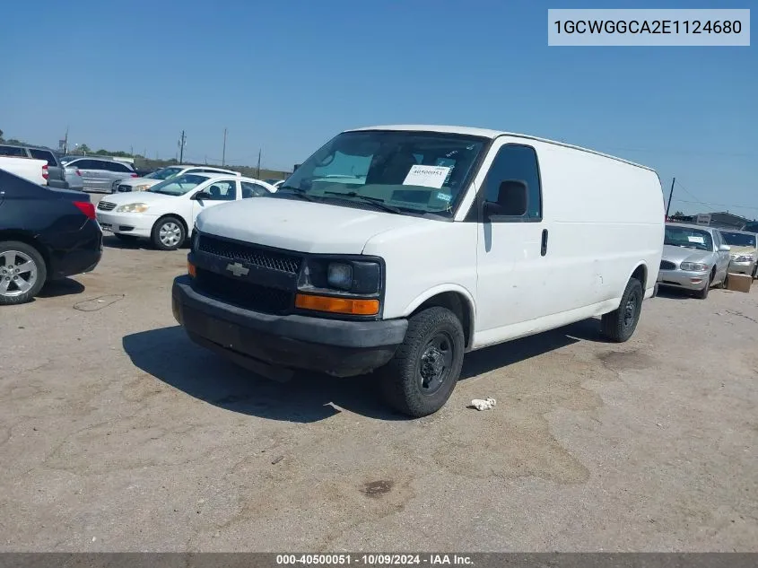 2014 Chevrolet Express 2500 Work Van VIN: 1GCWGGCA2E1124680 Lot: 40500051