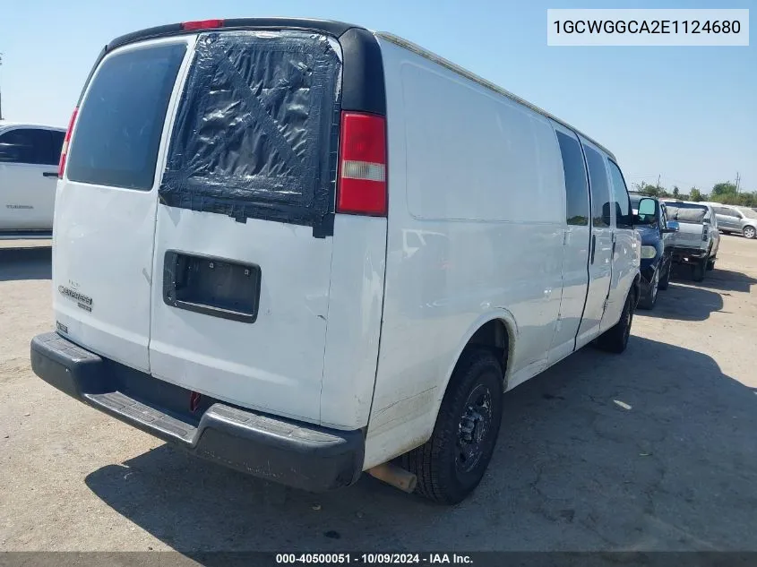 1GCWGGCA2E1124680 2014 Chevrolet Express 2500 Work Van