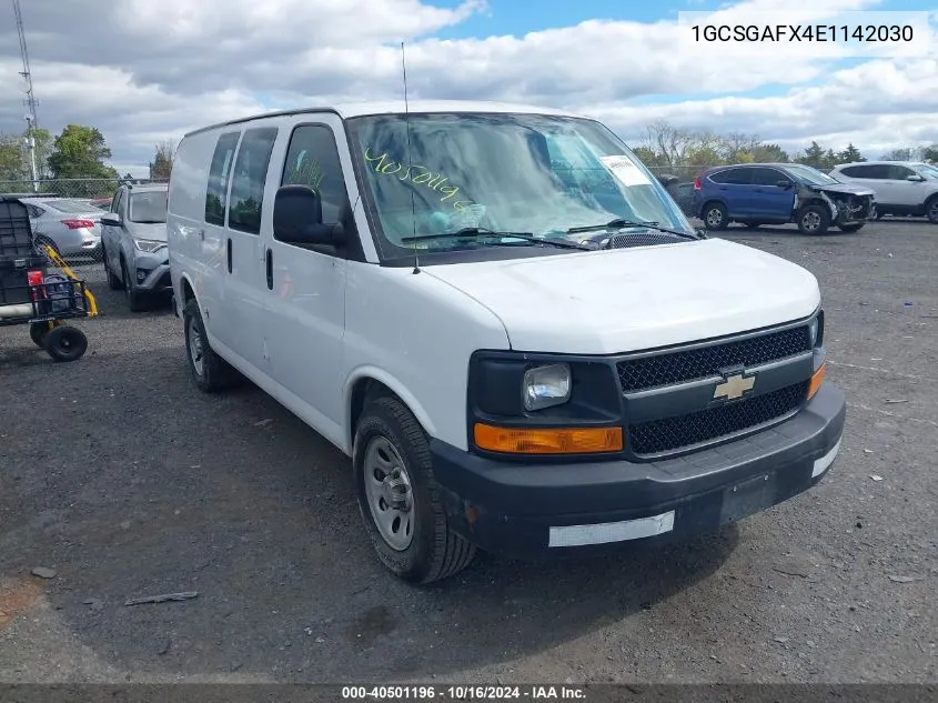 2014 Chevrolet Express 1500 Work Van VIN: 1GCSGAFX4E1142030 Lot: 40501196