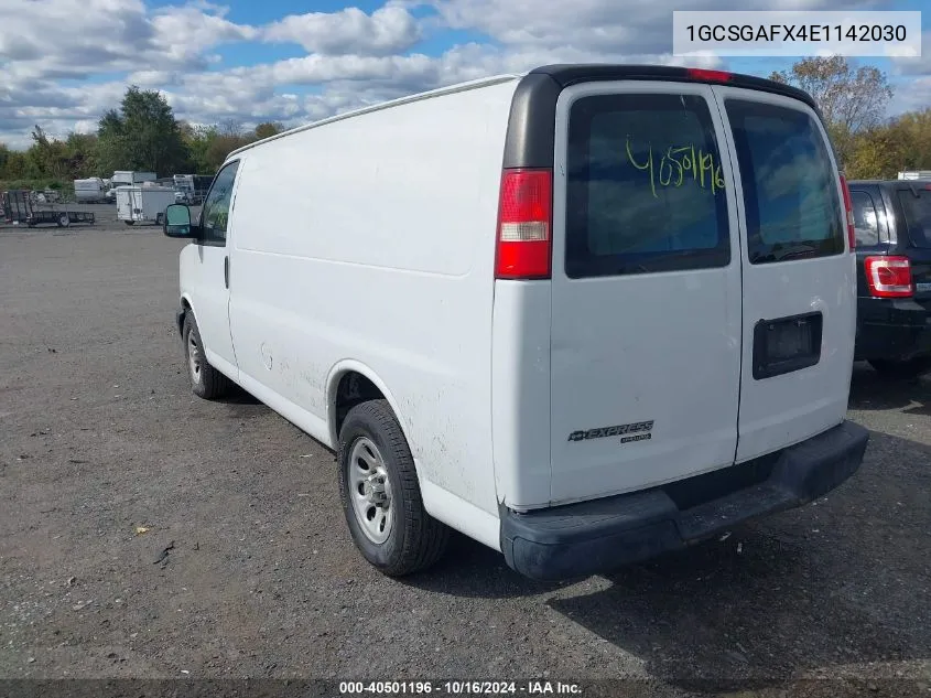 2014 Chevrolet Express 1500 Work Van VIN: 1GCSGAFX4E1142030 Lot: 40501196