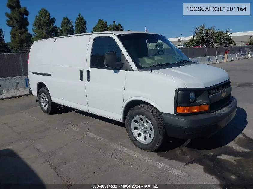 2014 Chevrolet Express 1500 Work Van VIN: 1GCSGAFX3E1201164 Lot: 40514532