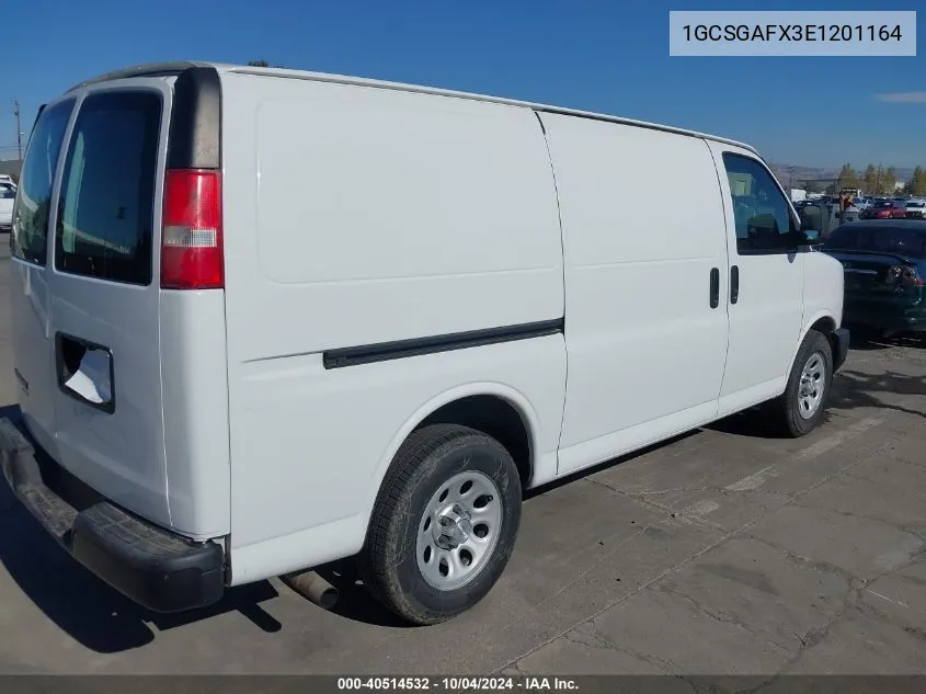 1GCSGAFX3E1201164 2014 Chevrolet Express 1500 Work Van