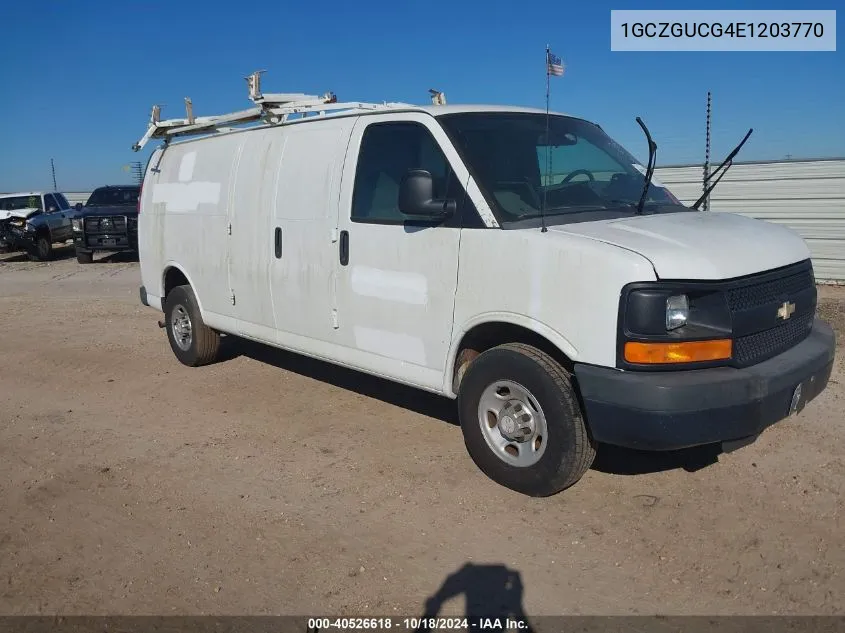 2014 Chevrolet Express 3500 Work Van VIN: 1GCZGUCG4E1203770 Lot: 40526618