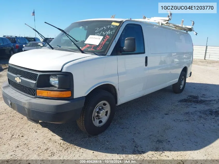 2014 Chevrolet Express 3500 Work Van VIN: 1GCZGUCG4E1203770 Lot: 40526618