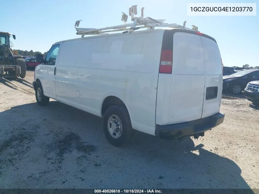 2014 Chevrolet Express 3500 Work Van VIN: 1GCZGUCG4E1203770 Lot: 40526618