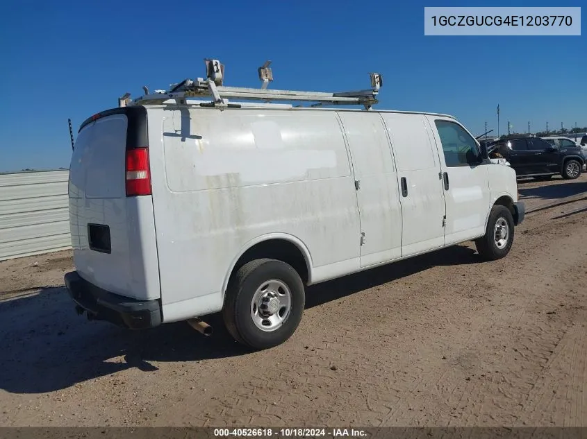 2014 Chevrolet Express 3500 Work Van VIN: 1GCZGUCG4E1203770 Lot: 40526618