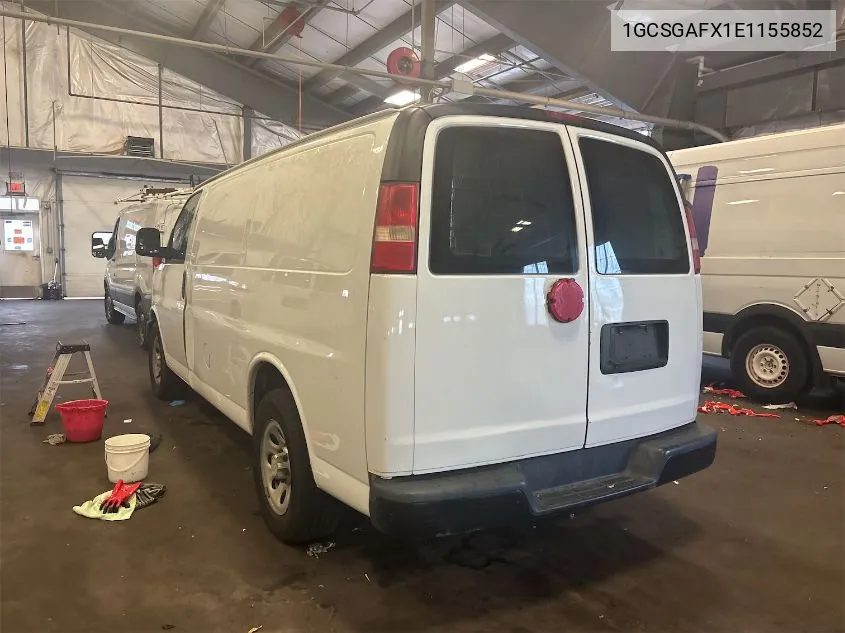 1GCSGAFX1E1155852 2014 Chevrolet Express 1500 Work Van