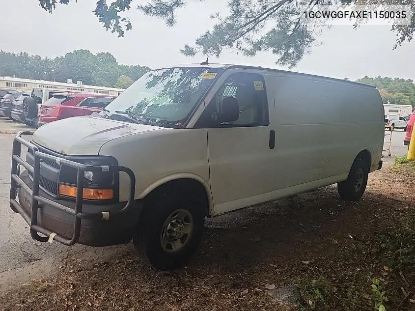 2014 Chevrolet Express G2500 VIN: 1GCWGGFAXE1150035 Lot: 40536311