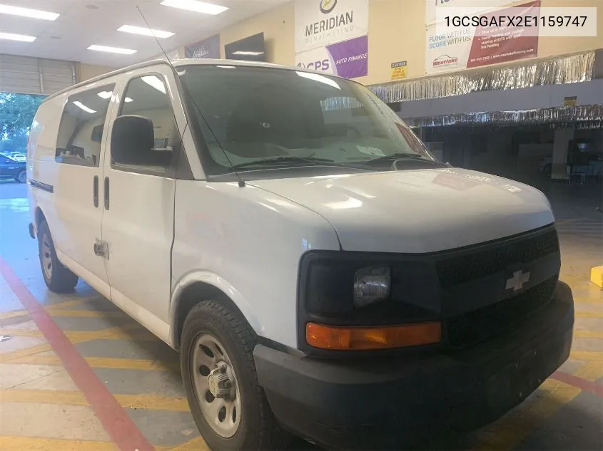 2014 Chevrolet Express G1500 VIN: 1GCSGAFX2E1159747 Lot: 40539544