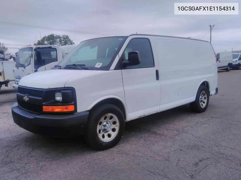 1GCSGAFX1E1154314 2014 Chevrolet Express G1500