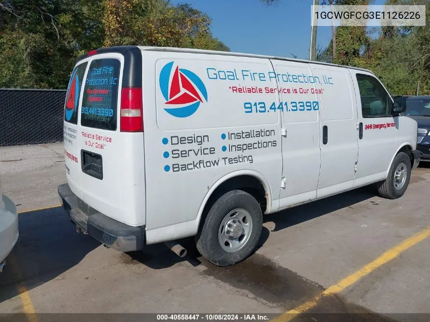 1GCWGFCG3E1126226 2014 Chevrolet Express 2500 Work Van