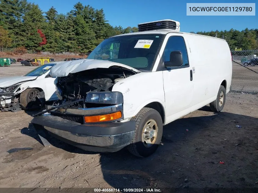 2014 Chevrolet Express G2500 VIN: 1GCWGFCG0E1129780 Lot: 40558714