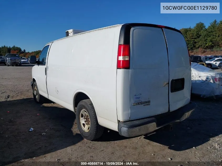 2014 Chevrolet Express G2500 VIN: 1GCWGFCG0E1129780 Lot: 40558714