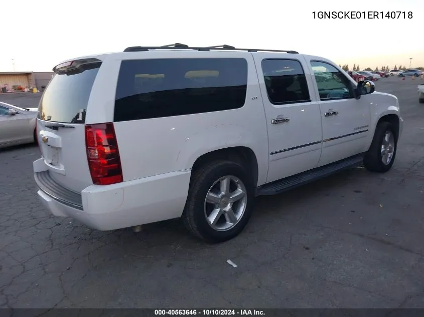 2014 Chevrolet Suburban 1500 Ltz VIN: 1GNSCKE01ER140718 Lot: 40563646