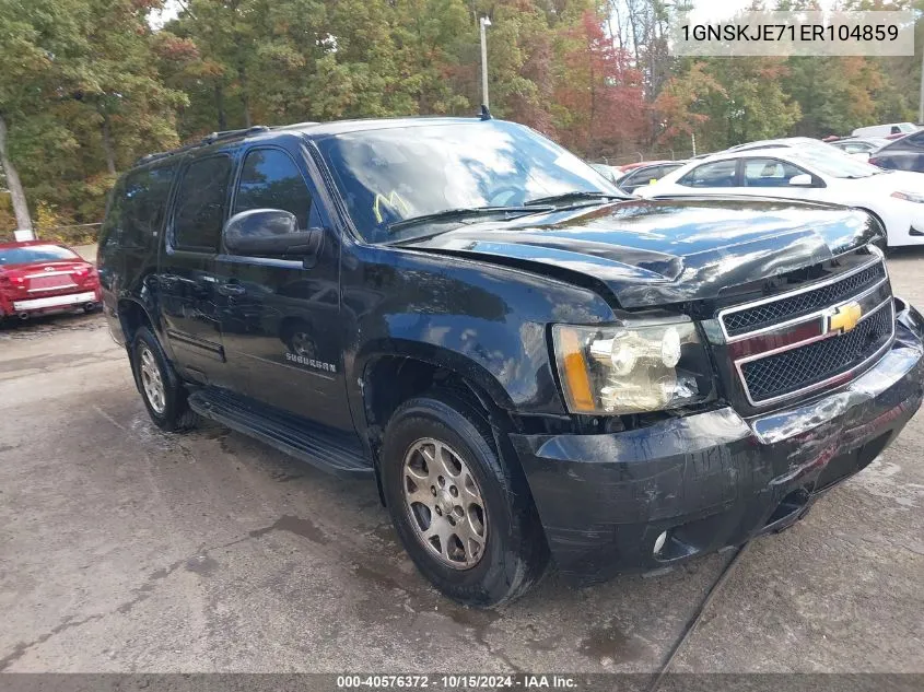 2014 Chevrolet Suburban 1500 Lt VIN: 1GNSKJE71ER104859 Lot: 40576372