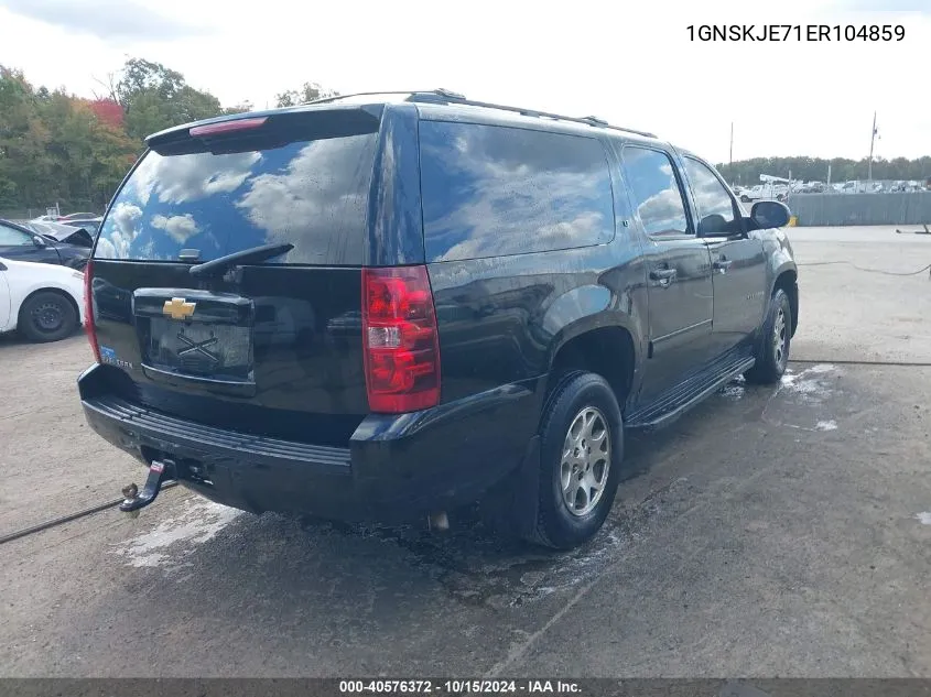 2014 Chevrolet Suburban 1500 Lt VIN: 1GNSKJE71ER104859 Lot: 40576372