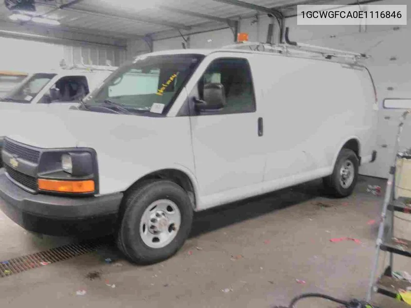 1GCWGFCA0E1116846 2014 Chevrolet Express 2500 Work Van