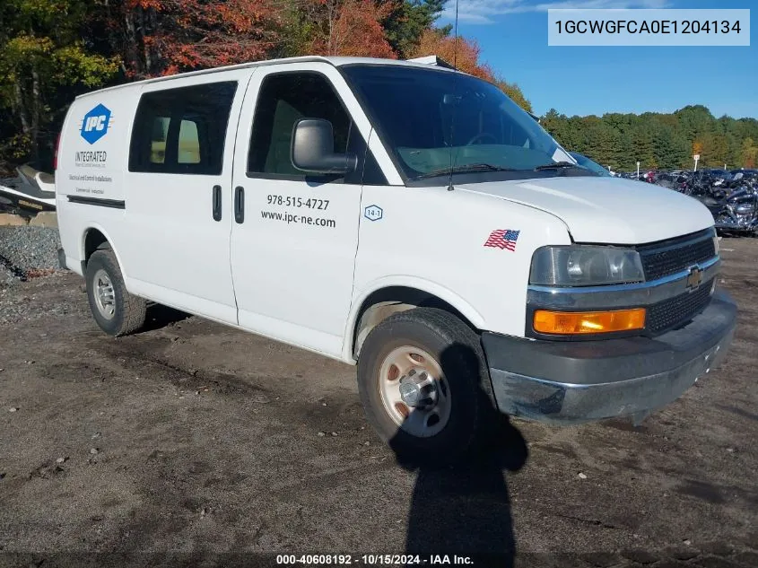 2014 Chevrolet Express 2500 Work Van VIN: 1GCWGFCA0E1204134 Lot: 40608192