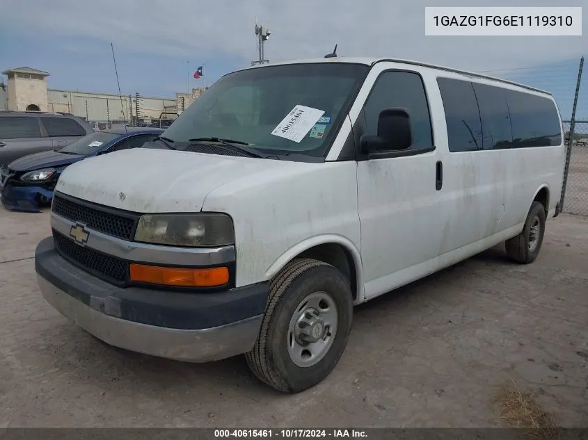 2014 Chevrolet Express 3500 Lt VIN: 1GAZG1FG6E1119310 Lot: 40615461