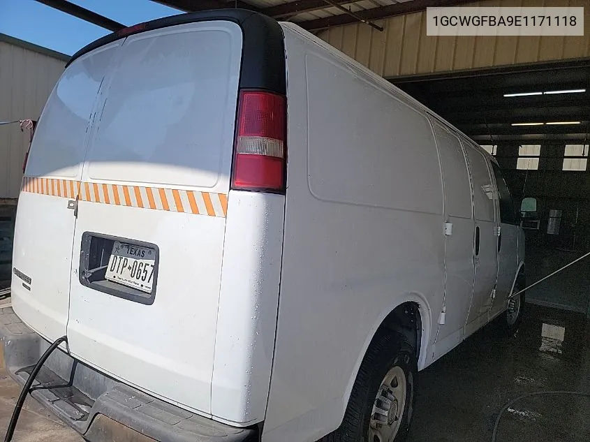 1GCWGFBA9E1171118 2014 Chevrolet Express G2500