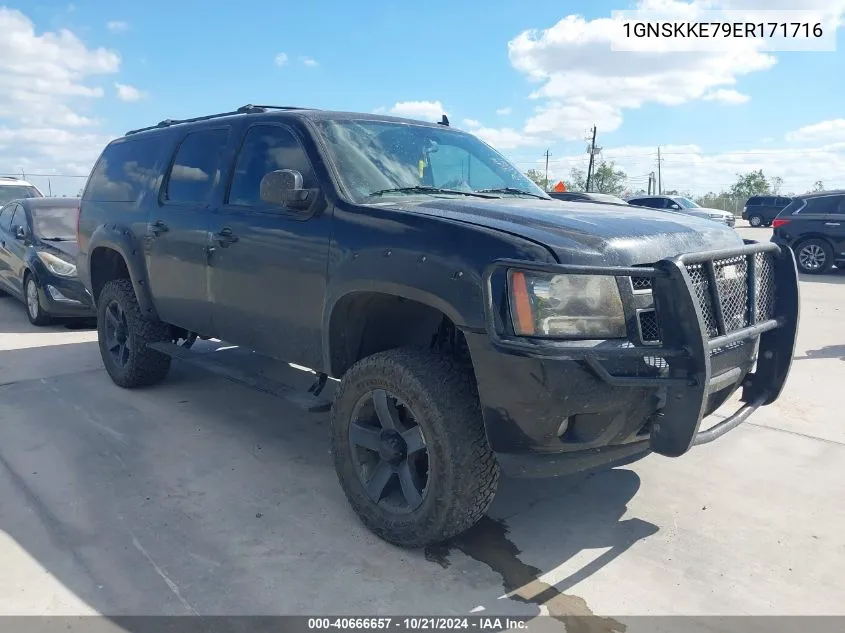 2014 Chevrolet Suburban 1500 Ltz VIN: 1GNSKKE79ER171716 Lot: 40666657