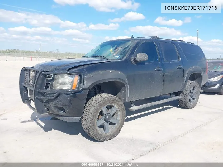 2014 Chevrolet Suburban 1500 Ltz VIN: 1GNSKKE79ER171716 Lot: 40666657