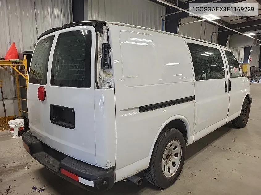 2014 Chevrolet Express 1500 Work Van VIN: 1GCSGAFX8E1169229 Lot: 40669492