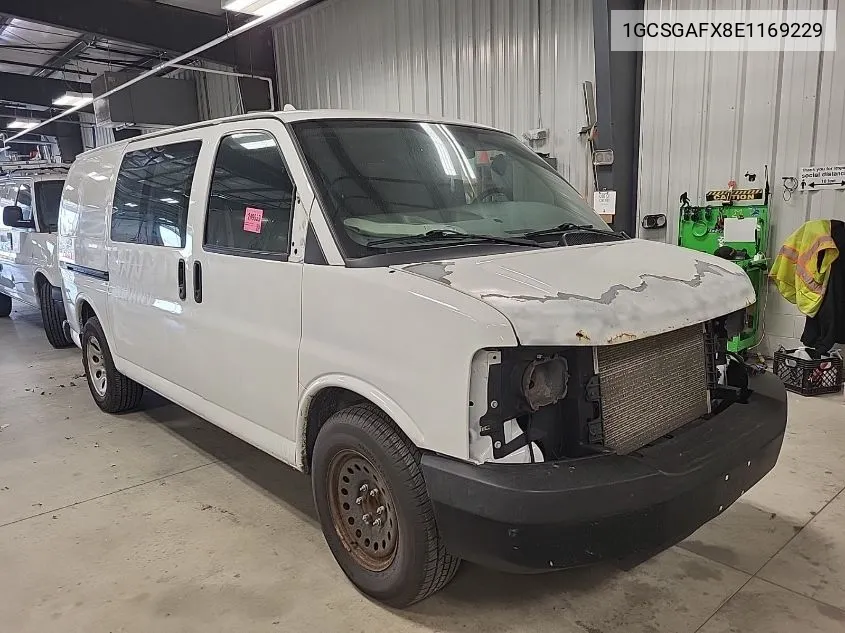 2014 Chevrolet Express 1500 Work Van VIN: 1GCSGAFX8E1169229 Lot: 40669492