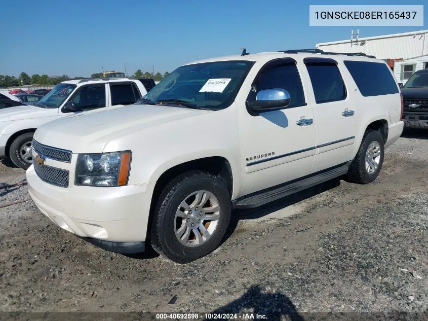 2014 Chevrolet Suburban 1500 Ltz VIN: 1GNSCKE08ER165437 Lot: 40692598