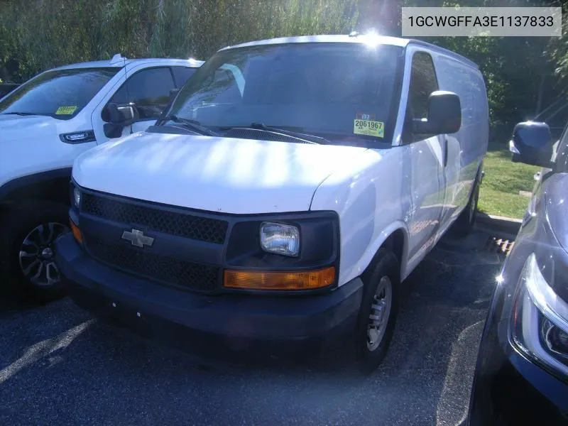 2014 Chevrolet Express 2500 Work Van VIN: 1GCWGFFA3E1137833 Lot: 40709409